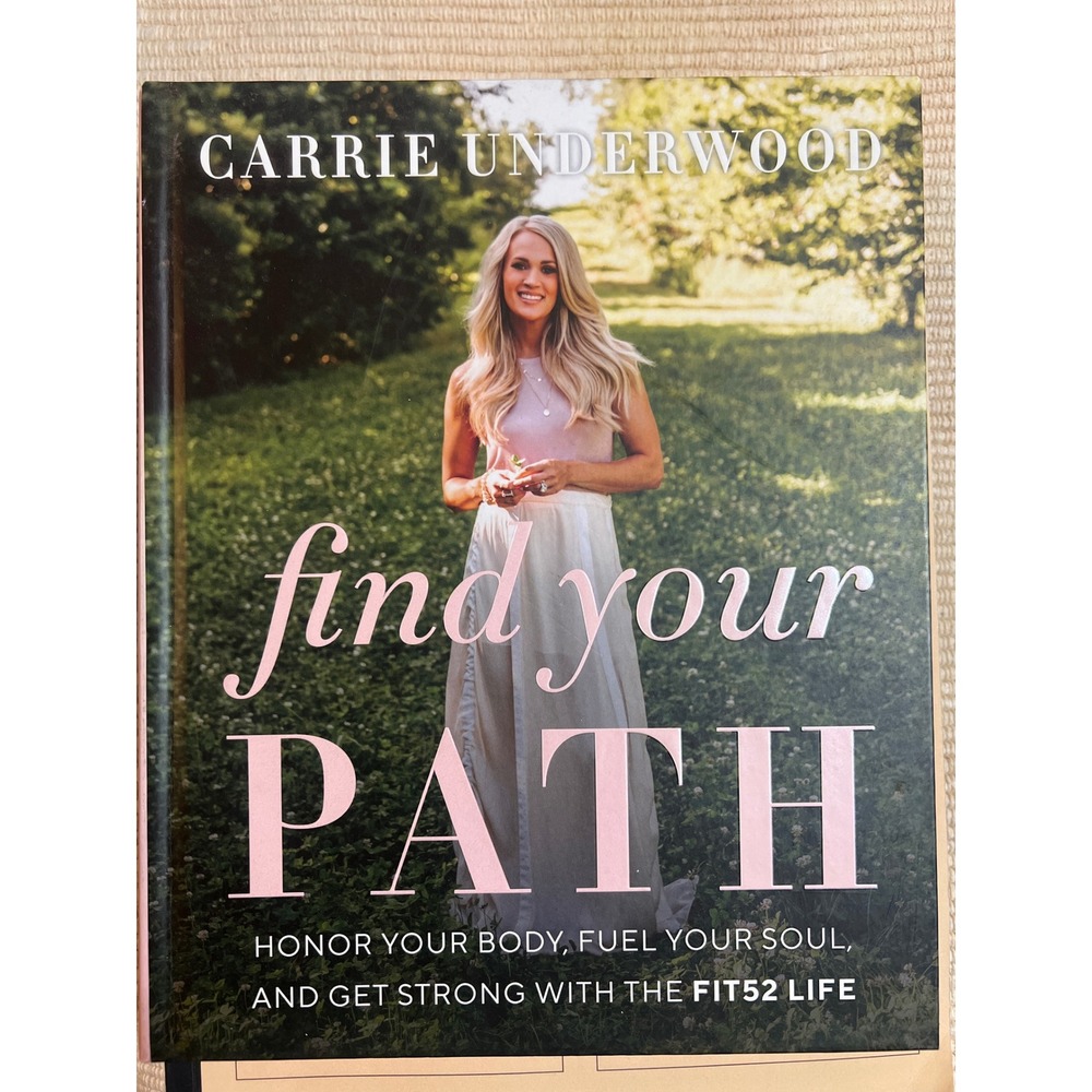 Carrie‎ Underwood Find Your Path Edition Fit52 Health Fitness bookends Hardcover